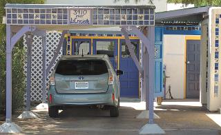 Carport and area nearby, 3910 East La Creciente, Tucson