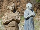 Las Madres scuplture: mothers of two immigrants