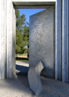 Portal with Door and Waves - looking through from the front