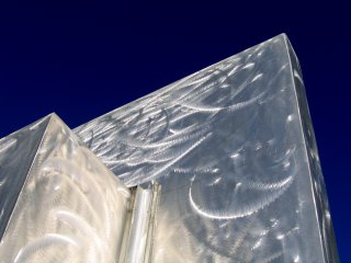 Portal with Door and Waves - top corner against the sky