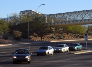 Diamondback (Rattlesnake) bridge, side view