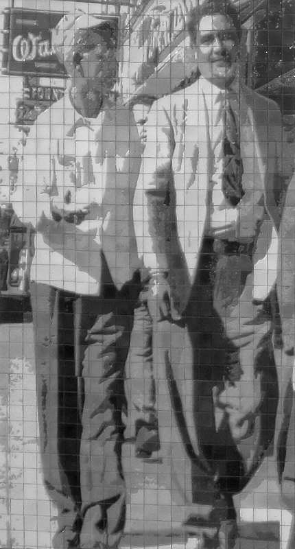 Francisco Revello & Gustavo Nunez in 1949 - from Windows to The Past, Gateway to The Future - Tucson, AZ